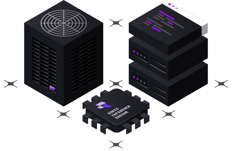 Server infrastructure illustration